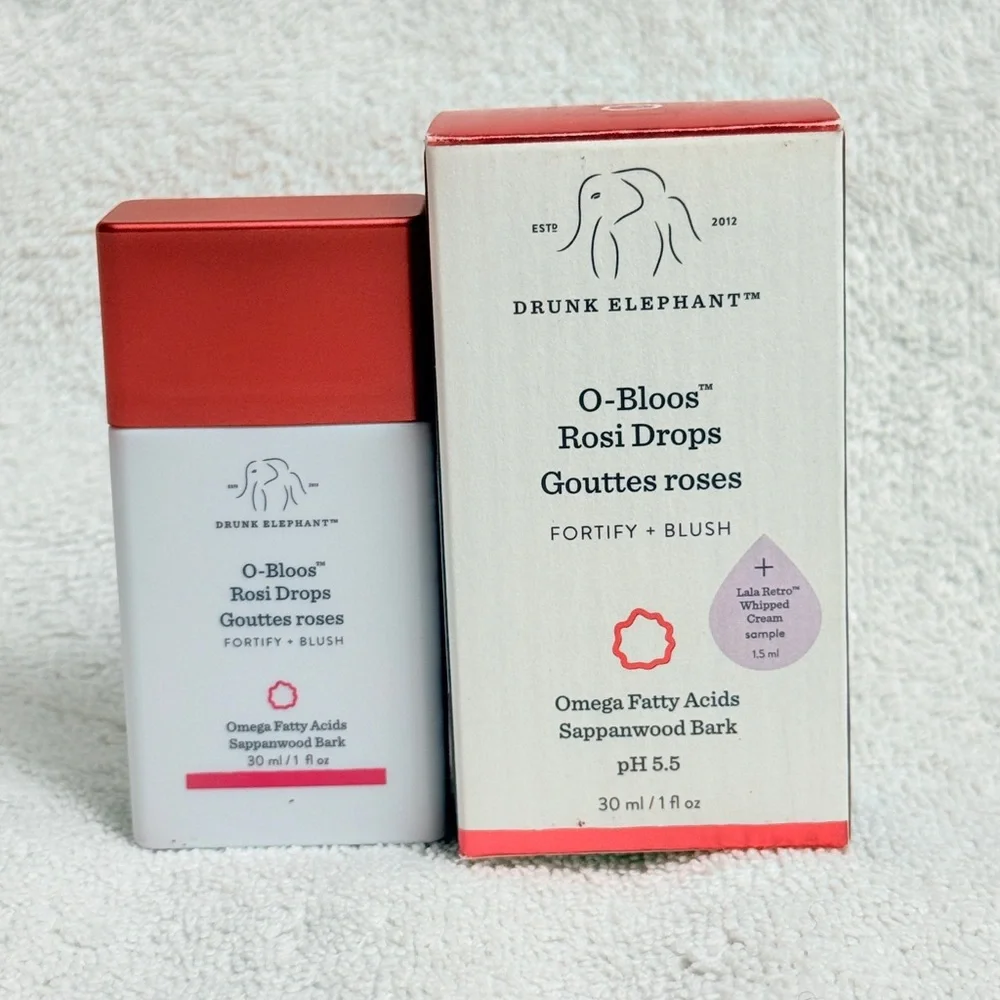 Drunk Elephant O-Bloos Rosi Drops Fortify + Blush 30 ml